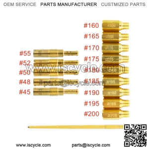 Carburetor Main Pilot Slow Jet Needle for Honda CRF450R CRF450X Suzuki DRZ400 RMZ450
