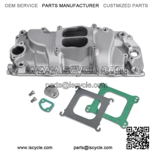 2161 53001 Intake Manifold ?C Aluminum Dual Plane Compatible with Chevy Big Block BBC 1965-2000 396 402 427 454 V8 Engine