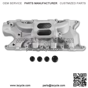 2121 8124 Intake Manifold ?C Aluminum Dual Plane Compatible with Ford Windsor Small Block SBF 1962-2001 260 289 302W V8 ?C Idle-6,500, DM-3212-N ?C Silver