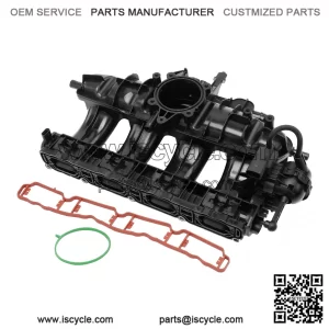 Intake Manifold with Solenoid Valve, Gaskets and Sensor ?C L4 2.0L Compatible with Volkswagen Jetta 2008-2014, Passat 2008-2010, Passat CC 2009-2012, Tiguan 2009-2017, Beetle 2012-2016, CC, Eos, GTI, and Audi A3, TT
