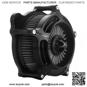 Black Air Intake Filter ?C for Harley Softail FLSTNI FXST Slim FLS 00-15