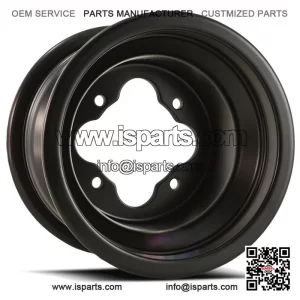9x8 3+5 4x115 Off Road ATV UTV Sport Quad Bike Matte Black Wheel
