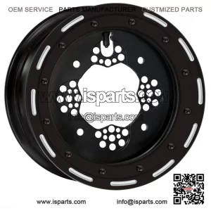 Matte Black Beadlock Wheel for ATV UTV Quad Bike (10x5, 4+1, 4x156)