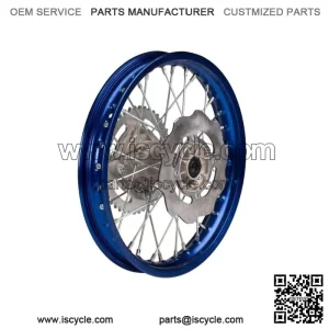 Complete 14" Blue Rear Wheel Assembly for 2021-2025 Yamaha YZ85 YZ 85
