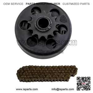 19mm Bore 13T Centrifugal Clutch along with 428 Chain, for Trikes, Drift Carts, Golf Carts, Buggies, and ATVs.