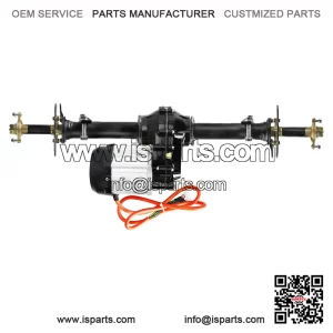 36v 1000W Electric Motor with 34" Rear Axle Differential, for Go Karts, Mini Bikes, and Golf Carts.