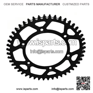 Black Rear ATV UTV Sprocket (49 Tooth) for Yamaha YFZ350 Banshee (1989-2014)