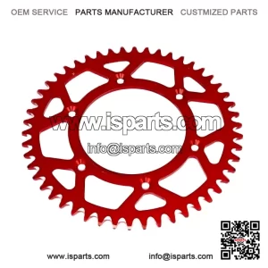Red Rear ATV UTV Sprocket (49 Tooth) for Gas Gas WILD HP 450 Quad (2004-2006)