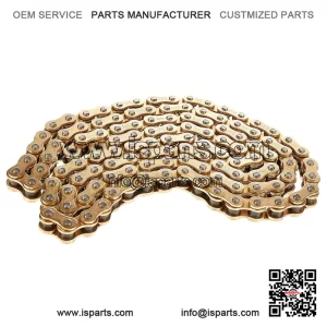 520 O-Ring Gold Chain 120 Links for ATV and UTV