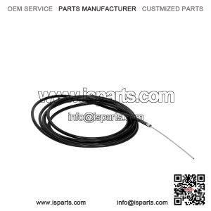 92" Go Kart Racing Throttle Cable with Black Housing and Ball End.