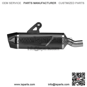 Arrow Indy Race EVO Exhaust Muffler Dark Aluminum for QJ-Motor SRT 800 (2023-2024) - Race Exhaust