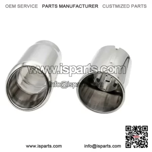 RH & LH Chrome Diffuser Baffle Exhaust Tips Tail Pipe for TOYOTA LEXUS SC430