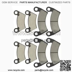 Caltric Front & Rear Brake Pads for Polaris Ranger 800 4x4 EFI (2010-2014) | Complete Brake Set