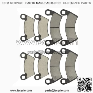 Caltric Front & Rear Brake Pads for Polaris Ranger 700 EFI 4x4 & 6x6 (2008-2009) | Brake Set