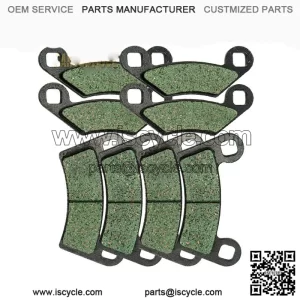 Front and Rear Brake Pads for Polaris RZR 800 S EFI (2008-2014) | Exact Fit for 2009, 2010, 2011, 2012, 2013 Models