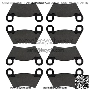Front & Rear Brake Pads for Polaris Ranger 500, 700 2x4, 4x4, 6x6, XP, EFI, TM (2004-2009) | Universal Fit