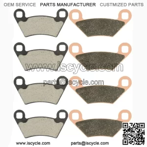 2x Front & Rear Brake Pads for Polaris Sportsman 570 X2 EPS 2015-2016 2018-2021