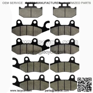 Front Rear And Middle Brake Pads for Rhino 700 YXR700F YXR 700F 2008-2013