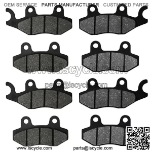 Front&Rear Brake Pads Motorcycle for ATV YXR700F Rhino 700 4x4 Fi 2008-14