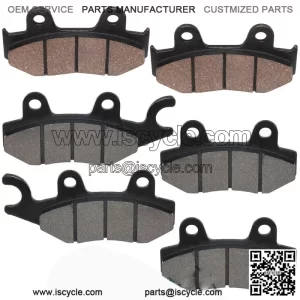 Front Rear Brake Pads for YFZ450 2012 2013 / YFZ450R 2009-2017