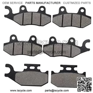 Brake Pads Front & Rear for Rhino 660 YXR660 4x4 2004-2007 Rhino 450