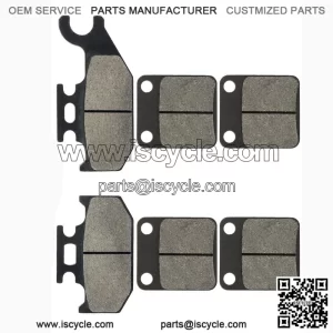 Brake Pads for Grizzly 450 YFM450 4X4 Irs 2007-2008 Front Rear Brakes