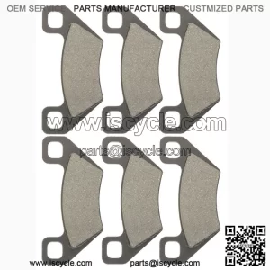 Front Rear Brake Pads for Arctic Cat 650 TRV H1 Auto Plus LE Multirider 4X4 2007