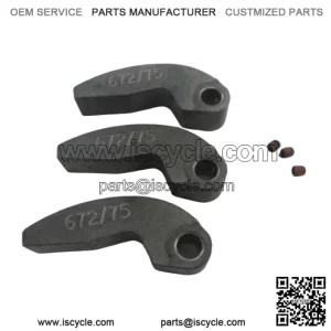 75 Gram Clutch Cam Arms / Weights (3) - New for Arctic Cat Snowmobile, Part 0746-672