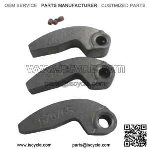 65 Gram Clutch Cam Arms / Weights (3) - New for Arctic Cat Snowmobile, Part 0746-670