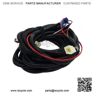 12V Front Add-On Power Harness with 18ft Reverse Lead ?C for Evolution D5 ?C 24-15651-BUL