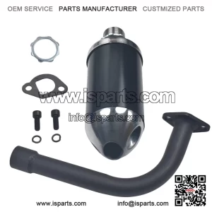 Exhaust Muffler Kit for Coleman CT200U, BT200X, KT196, MB200, and Honda GX160/GX200 engines.