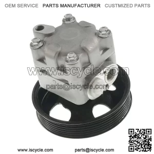 49110-4W000 Power Steering Pump w/ Pulley and Hose Barb for 3.5L Nissan Pathfinder 2001-2004