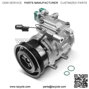 AC Compressor with Clutch for 2005-2009 Kia Sportage & Hyundai Tucson 2.0L 977012D700