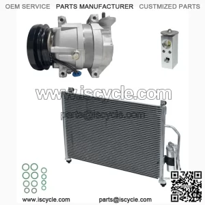 Brand New AC Compressor Kit With Condenser FH271 for 2002 Daewoo Lanos 1.6L