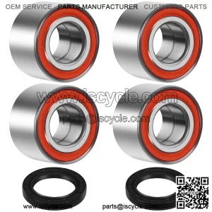 Can-Am Defender Maverick Wheel Bearings Kit - Complete 4 Pcs Set for Front & Rear Axles