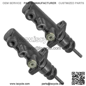Set of 2 Brake Master Cylinders for Case IH 580K 580L 580SL 580M 580SM Backhoe