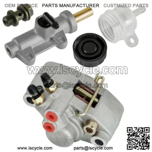 Rear Brake Caliper with Master Cylinder and Reservoir for Polaris Trail Blazer 250 2001-2003