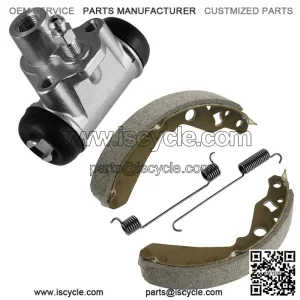 Front Brake Cylinder Left or Right with Brake Shoe for Kawasaki Mule 610 KAF400 2005-2009