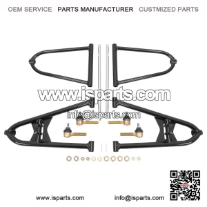 Black Extended A Arms for Suzuki Kawasaki 400 05-08