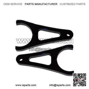 Black Horizontal Clip On Light Mount for ATV UTV (2 Inch)