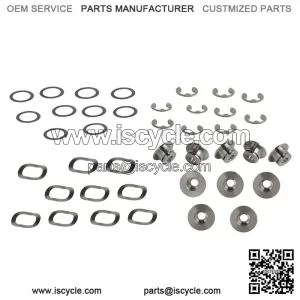 Titanium Alloy Brake Disc Bobbins Kit with Circlips ?C Universal for Motorcycles