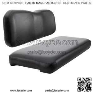 Replacement Rear Flip Seat Cushions for Club Car Precedent & Tempo - Black