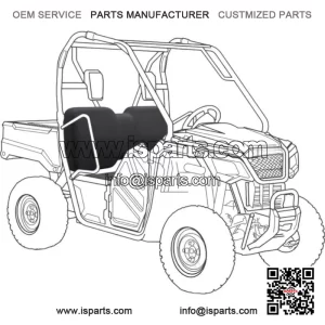 Canvas Seat Cover for Honda Pioneer 520 (2020 On)