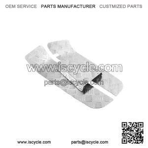 3?PIECE ALUMINIUM CHECKER PLATE SET ?C For Vespa PX80?200, PE, Lusso 1998