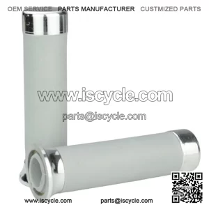 Grey Handlebar Grips for Vespa PX, T5 & LML Star.