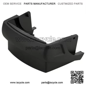 Black ABS Plastic Rear Frame Bumper for VESPA PX125, PX150 & PX200 (2006-2016).