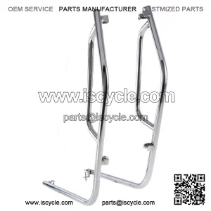 Chrome Legshield / Floorboard Crash Bars for VESPA PX125E, PX150E & PX200E (1984-2016).