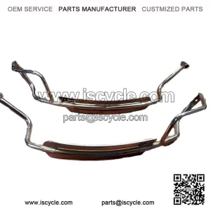 Chrome Side Crash Bars, Vespa PX T5