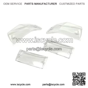 Clear Lexus-Style Front & Rear Indicator Lens Set (Left/Right) for VESPA PX, PE & T5.