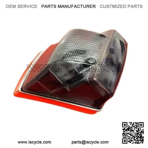 Smoked Rear Brake Light Unit with Bulbs for VESPA PX DISC 125/150/200 (1998-2005).